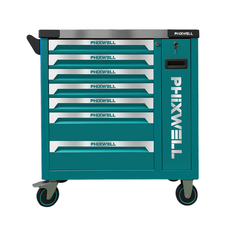 719509 PHIXWELL جعبه ابزار 7 کشو با مجموعه ابزار 309 عدد