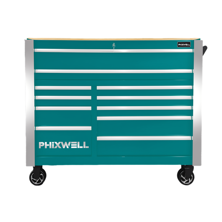 کابینت ابزار 719520PHIXWELL 11 کشو با ست ابزار 377 عدد