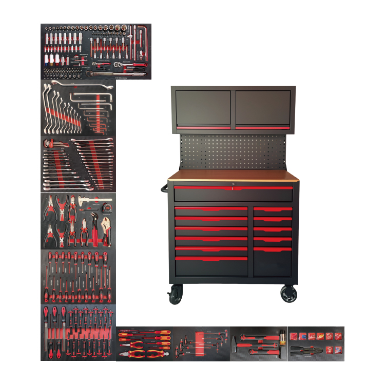 مجموعه میز کار کابینت ابزار چند منظوره سنگین 719521