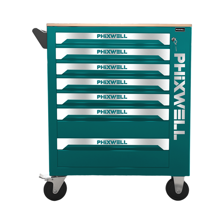 719507 PHIXWELL کابینت ابزار 7 کشو با میز