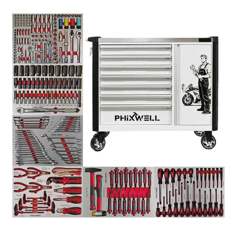 719516 PHIXWELL 7 کشو مدل جدید کابینت ابزار