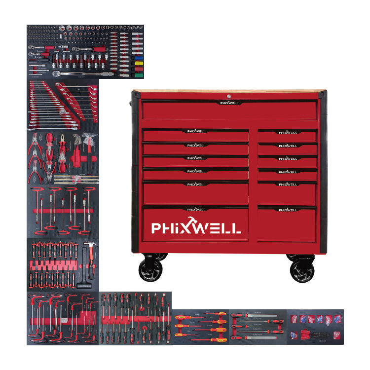 719518 PHIXWELL 13 کشو کابینت ابزار بزرگ