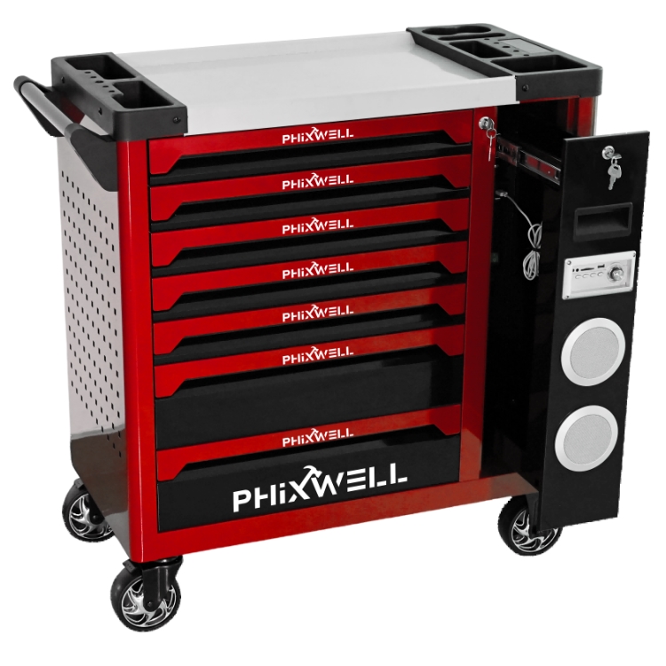 کابینت ابزار مدل جدید PHIXWELL 719512 با اسپیکر
