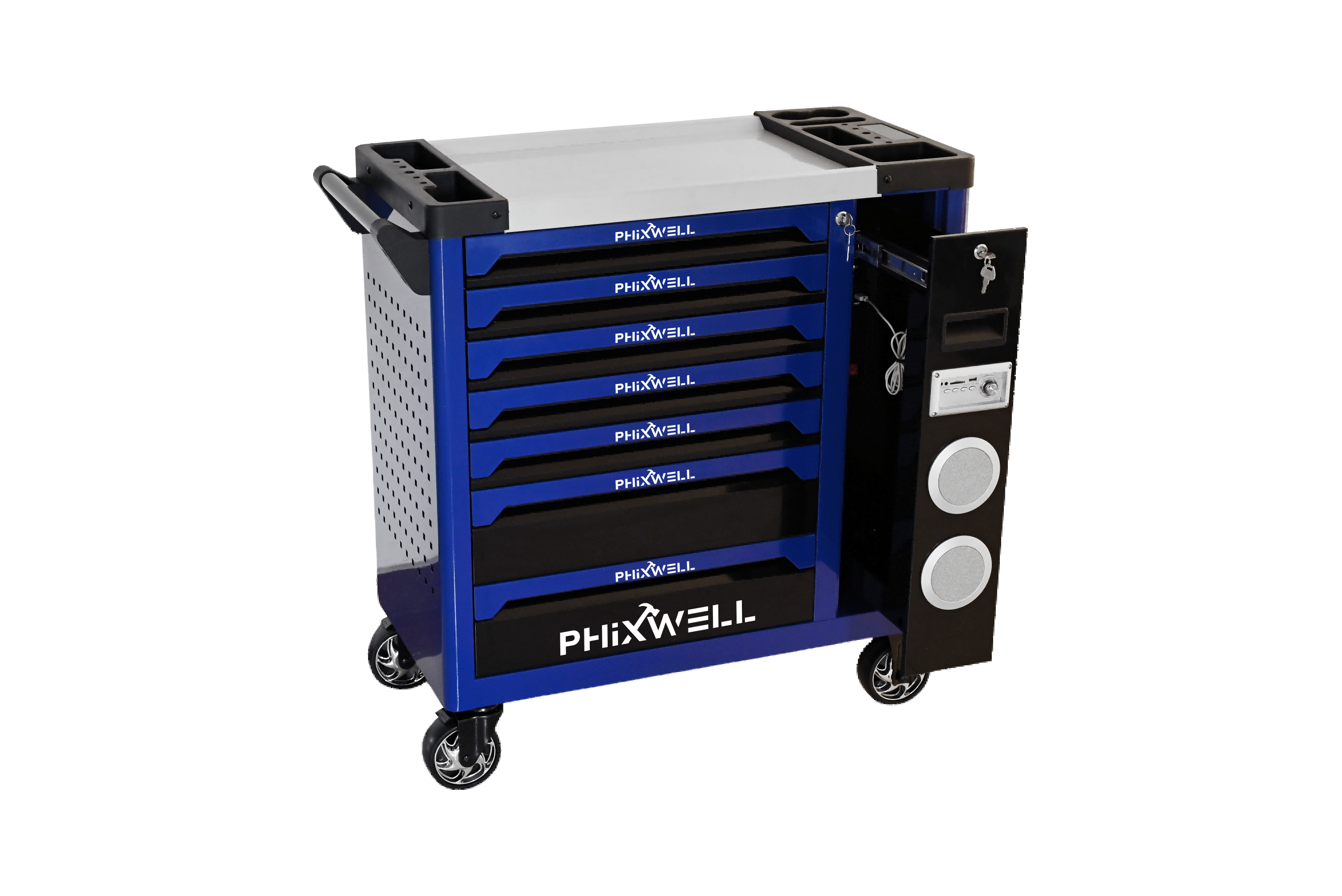 کابینت ابزار مدل جدید PHIXWELL 719512 با اسپیکر