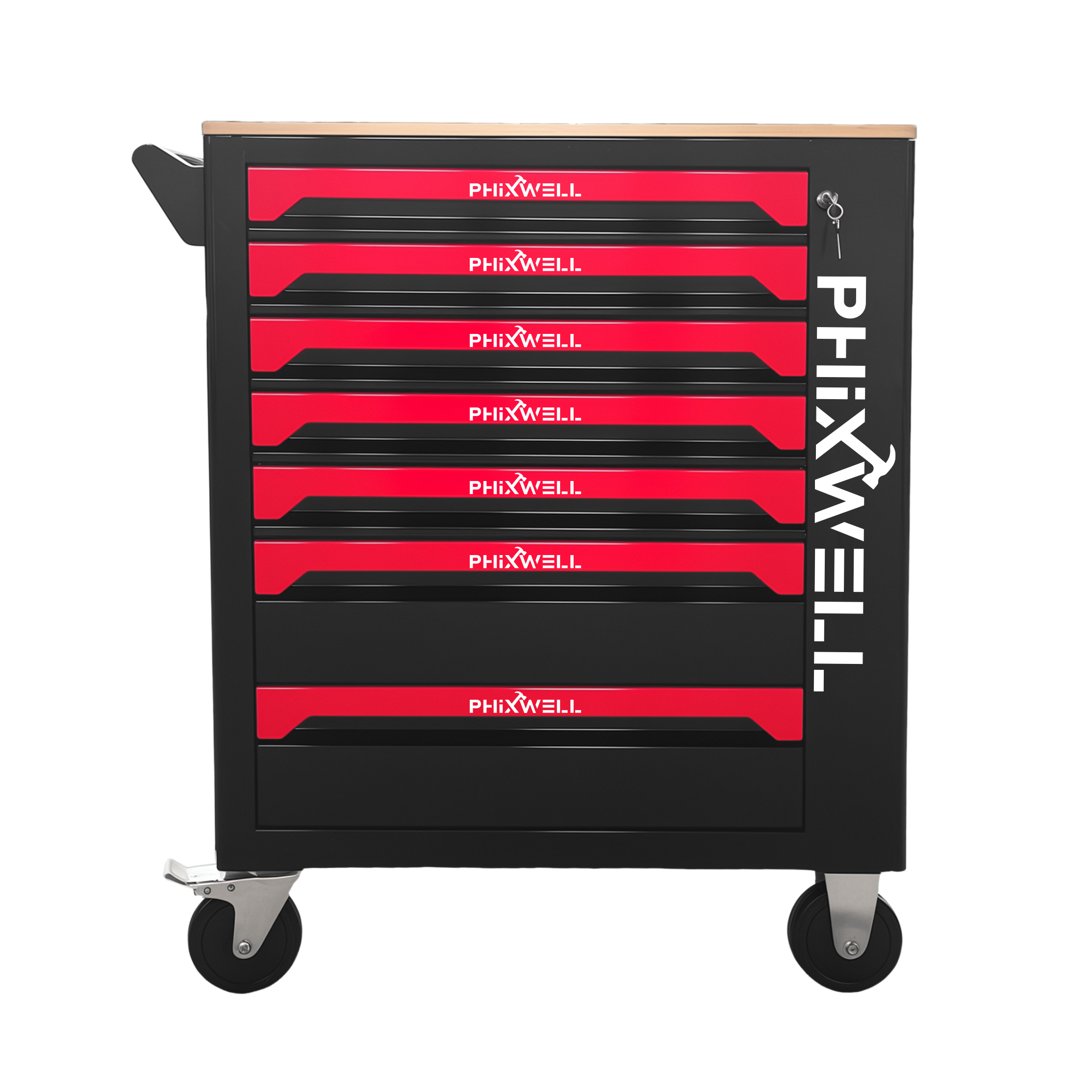 719507 PHIXWELL کابینت ابزار 7 کشو با میز