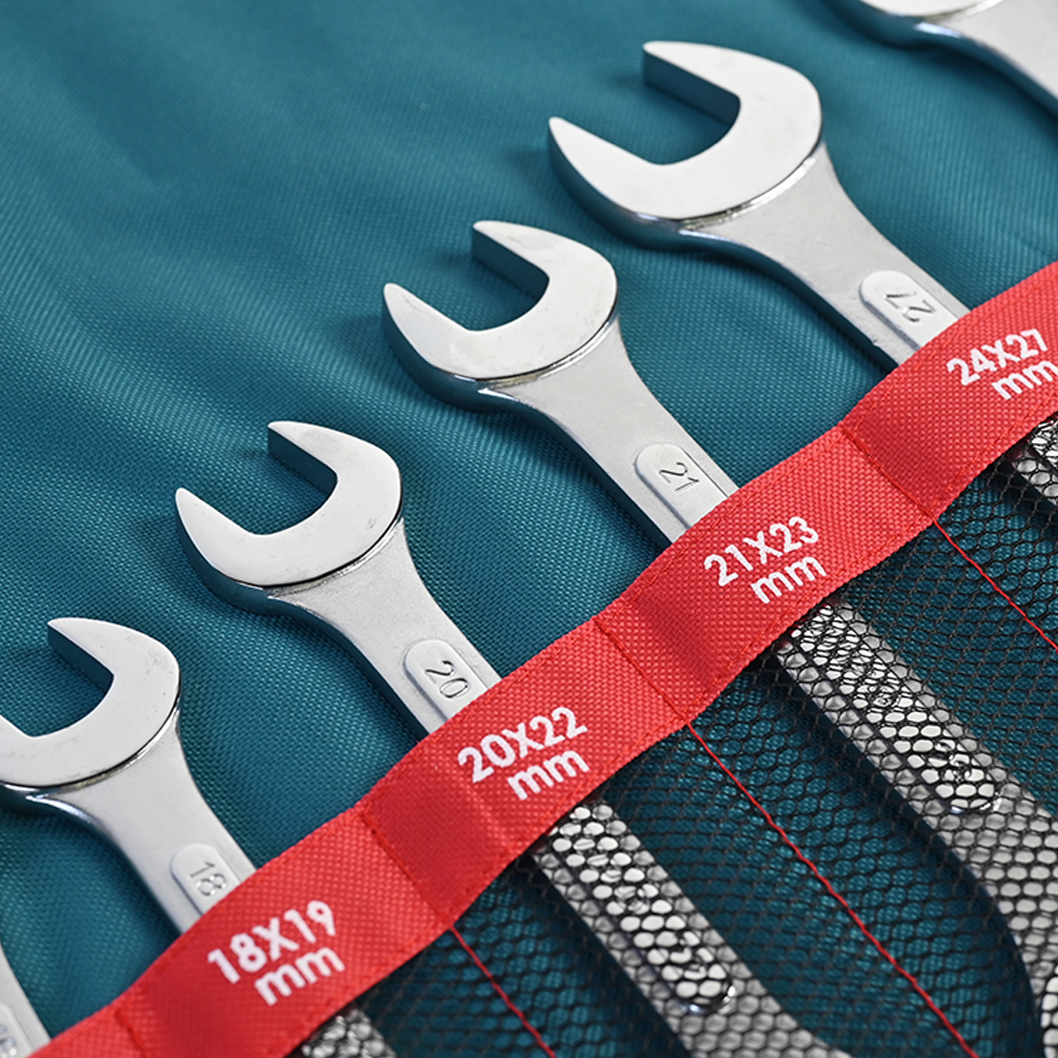 717534 PHIXWELL 12 PCS Double-Headed Ribbed Wrench Set