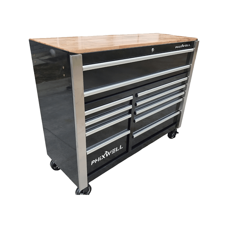 کابینت ابزار 719520PHIXWELL 11 کشو با ست ابزار 377 عدد