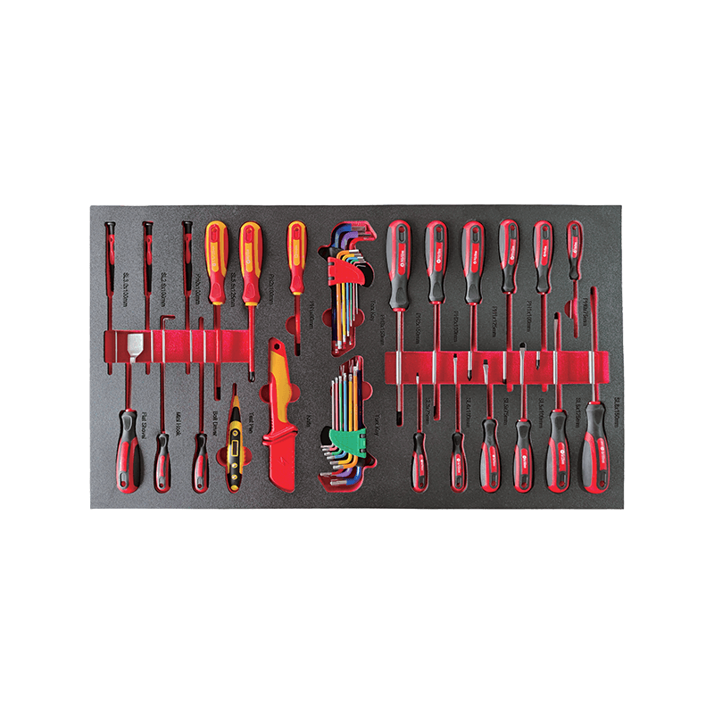 کابینت ابزار 719520PHIXWELL 11 کشو با ست ابزار 377 عدد