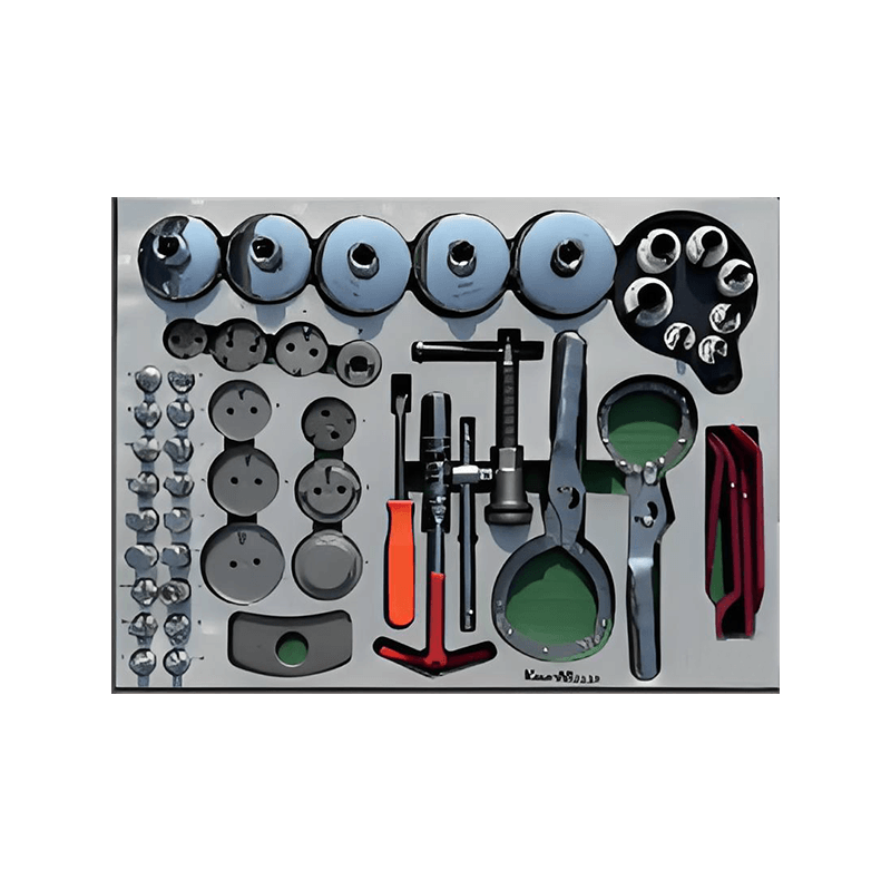 719509 PHIXWELL جعبه ابزار 7 کشو با مجموعه ابزار 309 عدد